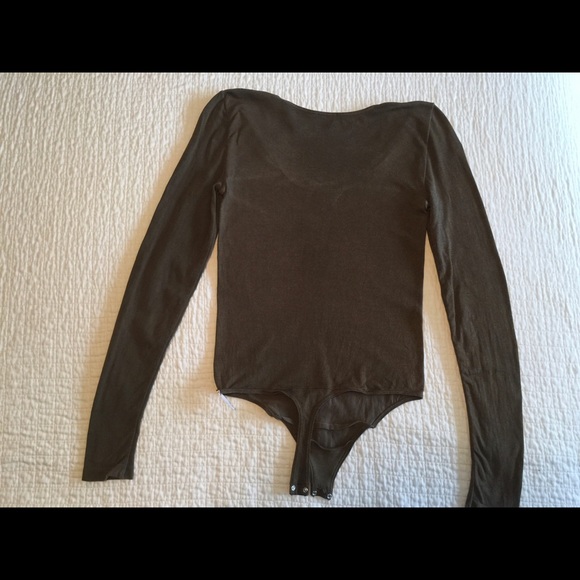 EUC Wolford bronze metallic body thong - Picture 3 of 14